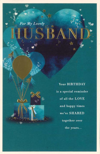 Picture of LOVELY HUSBAND BIRTHDAY CARD